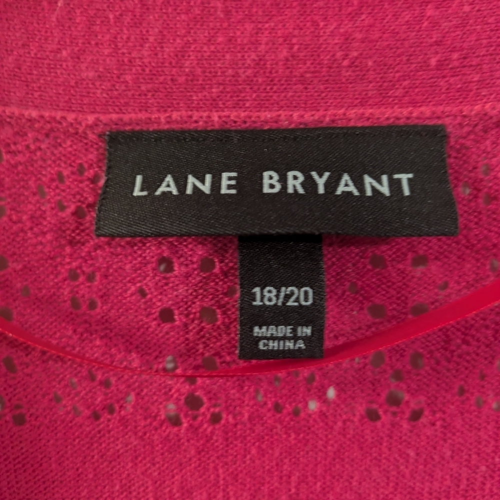Women's Magenta Wrap Sweater - Picture 2 of 5